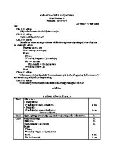 Đề kiểm tra chất lượng học kì I Tin học 8 (Có đáp án) - Năm học 2016-2017